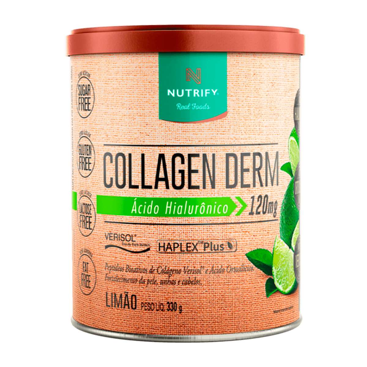 Collagen Derm - Colágeno + Ácido Hialurônico - 330g