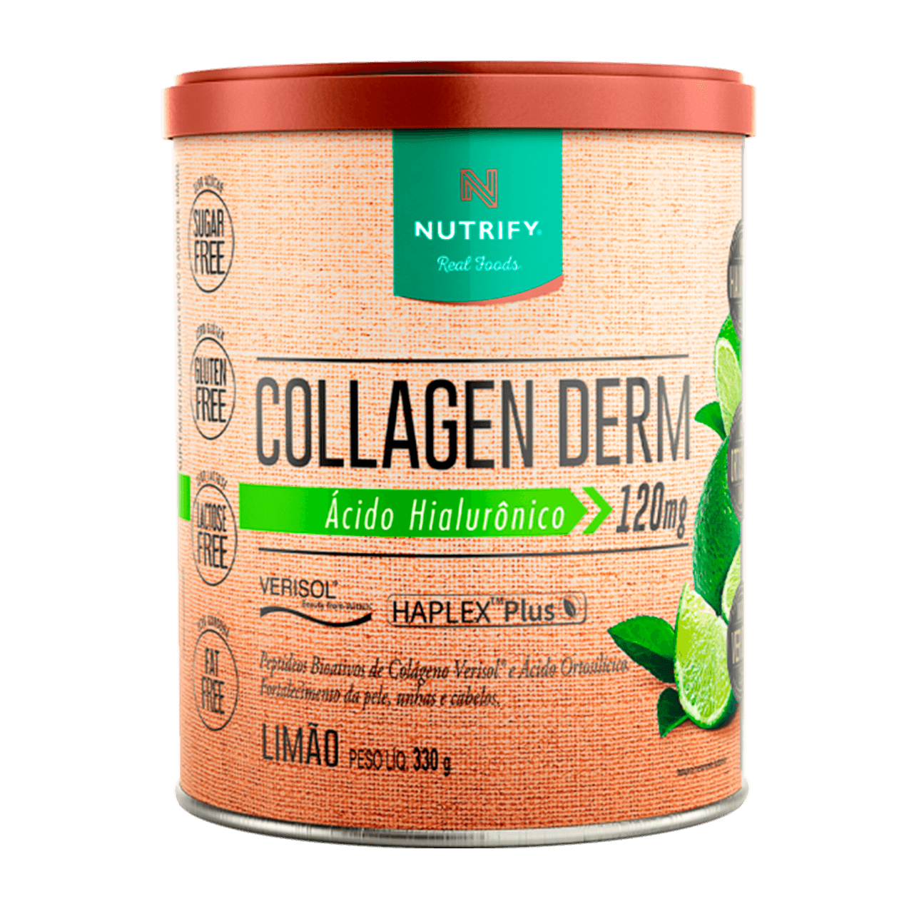 Collagen Derm - Colágeno + Ácido Hialurônico - 330g
