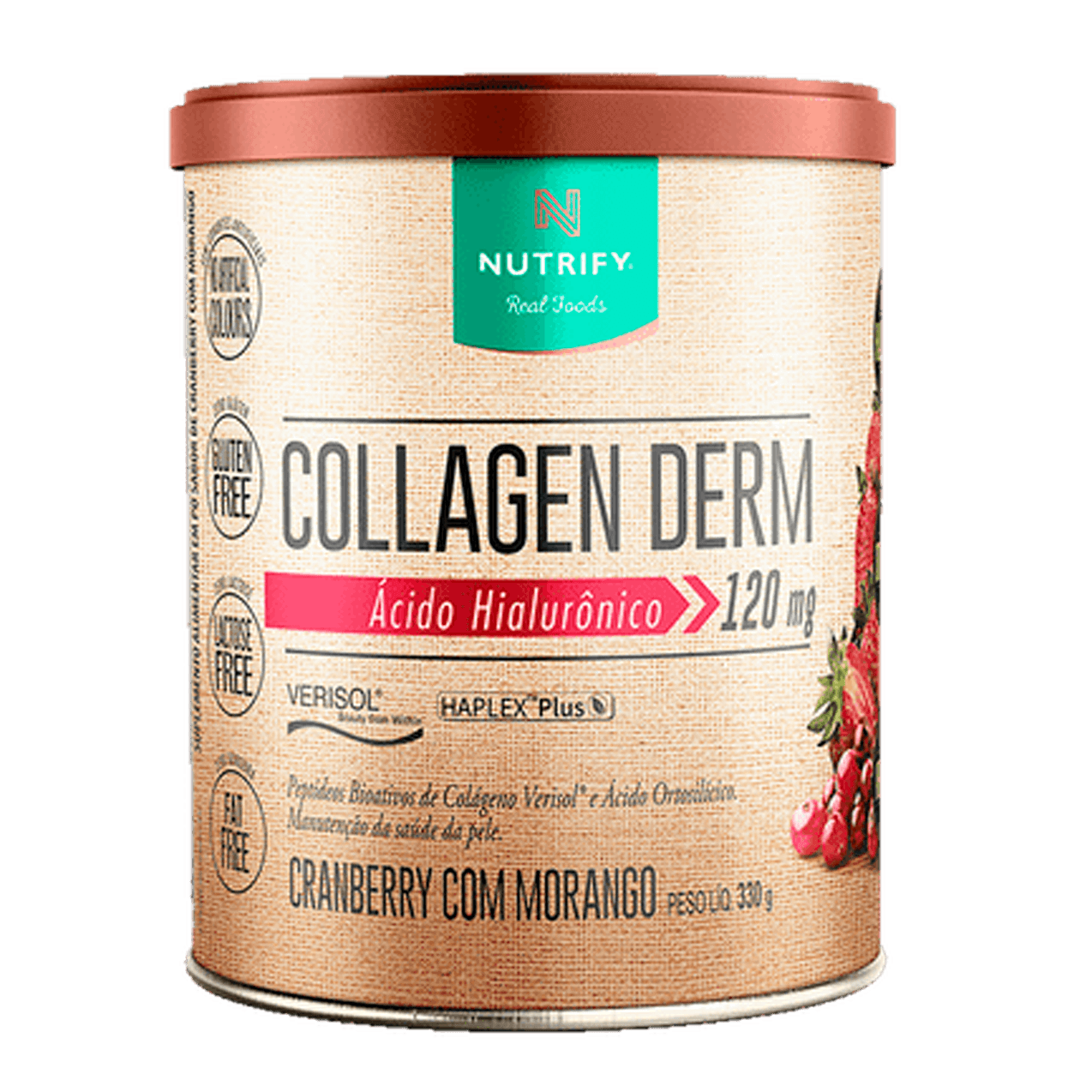 Collagen Derm - Colágeno + Ácido Hialurônico - 330g